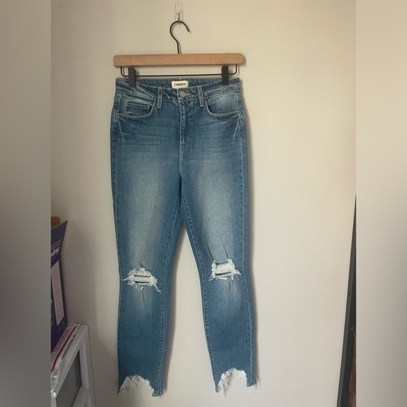 L'agence High Line Distressed Skinny Jean Size 25 - Picture 1 of 9